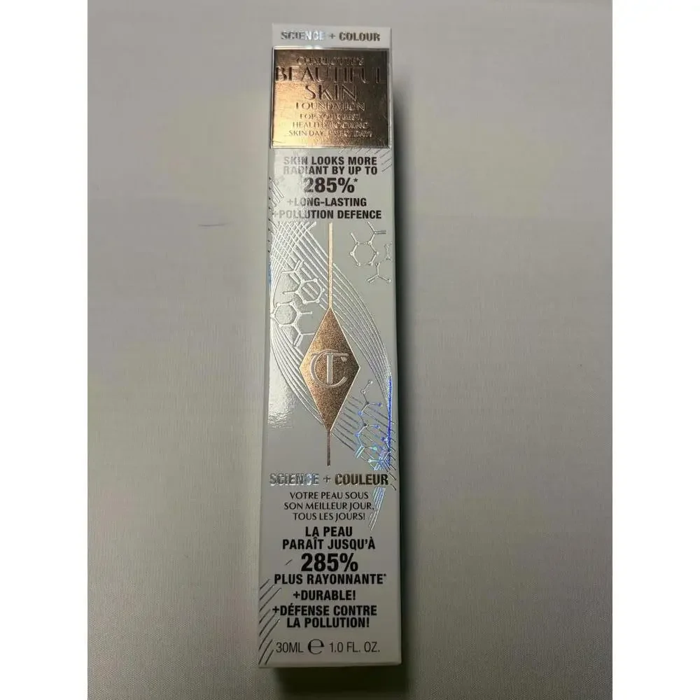 Charlotte Tilbury Beautiful‎ Skin Foundation 7 Cool 1oz 30ml NEW